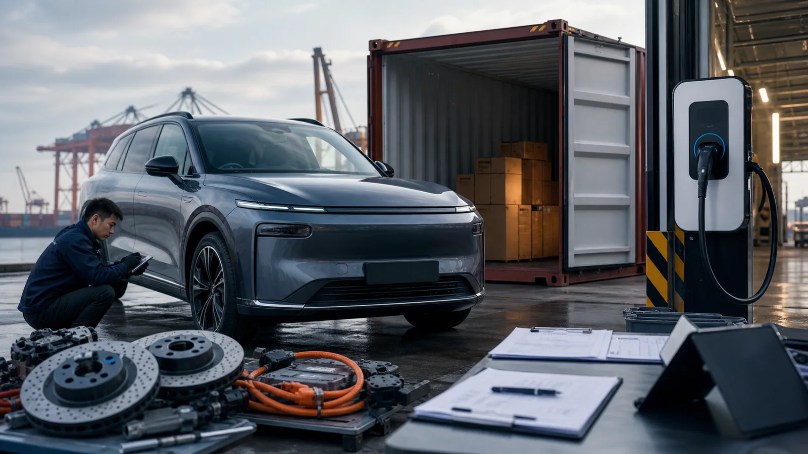 Chinese EV Spare Parts and Service Plan Before Import
